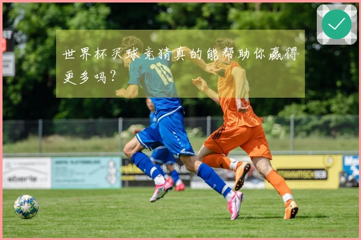 世界杯买球竞猜真的能帮助你赢得更多吗？